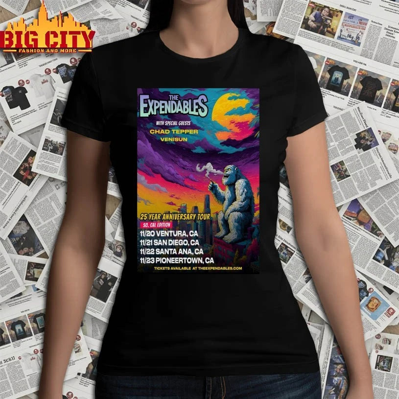 The Expendables Year Anniversary Tour 2025 Poster shirt