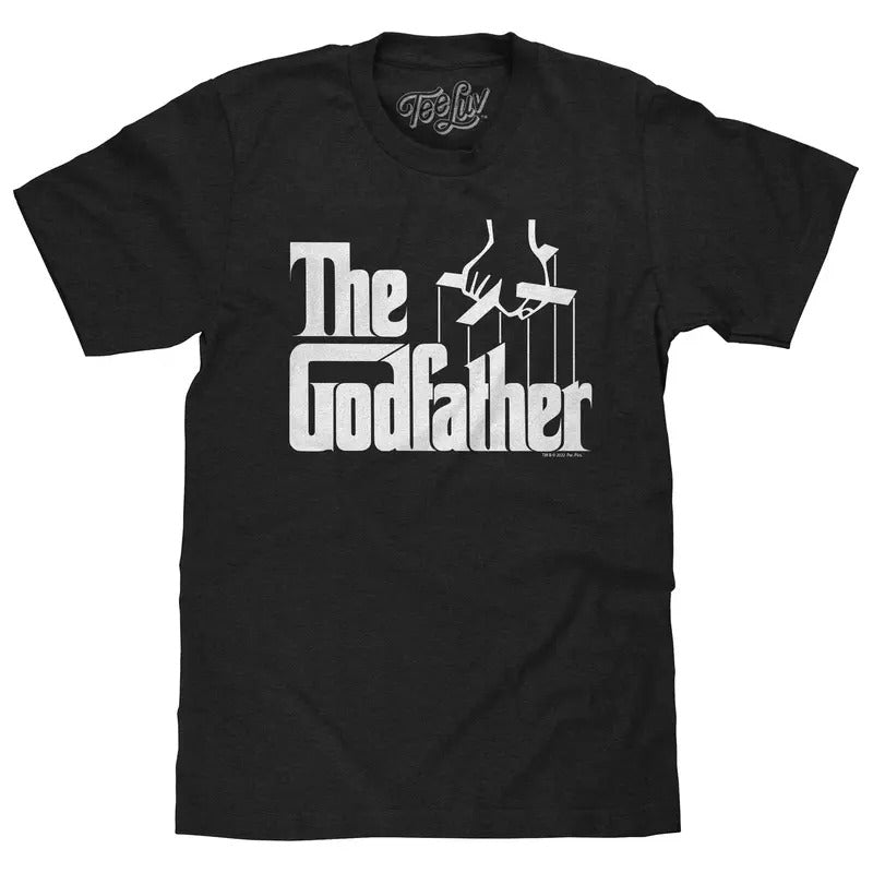 The Godfather Movie Logo T-Shirt - Black Hoodie, Sweatshirt | RetroVerseTees.com