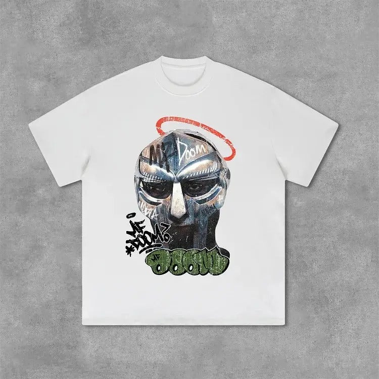 The Illest Villain Mf Doom Graphic Print Cotton T-Shirt, S to 4XL, Menswear Hoodie, Sweatshirt | RetroVerseTees.com