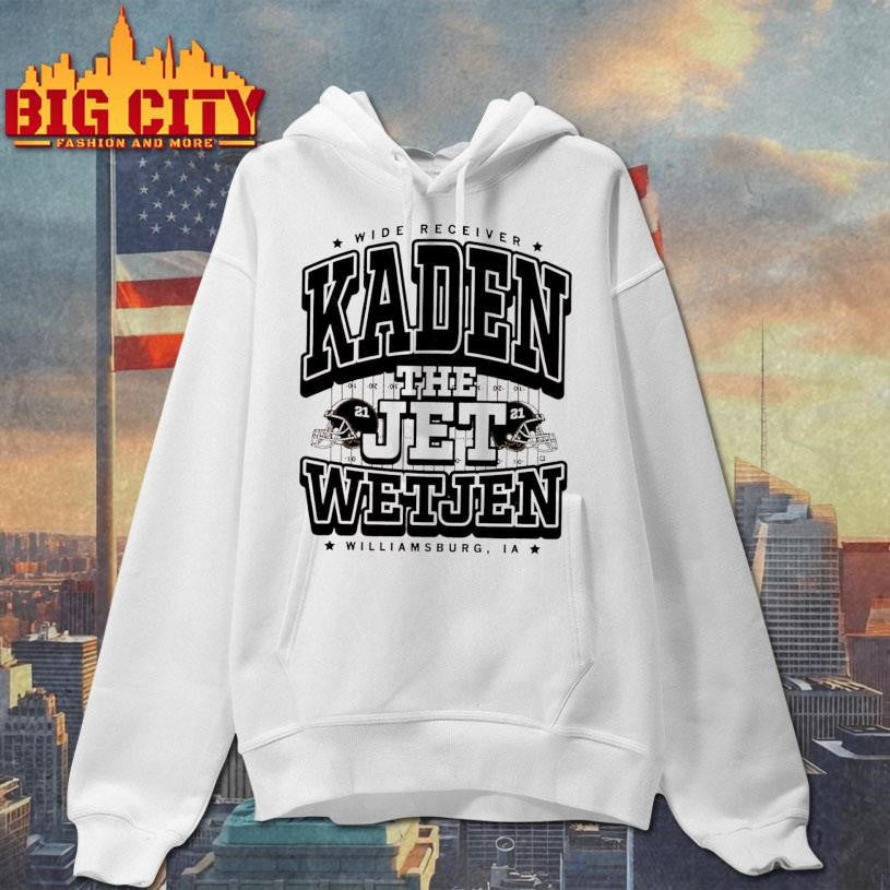 The Jet Wide Receiver Kaden Wetjen Williamsburg IA 21 baseball shirt