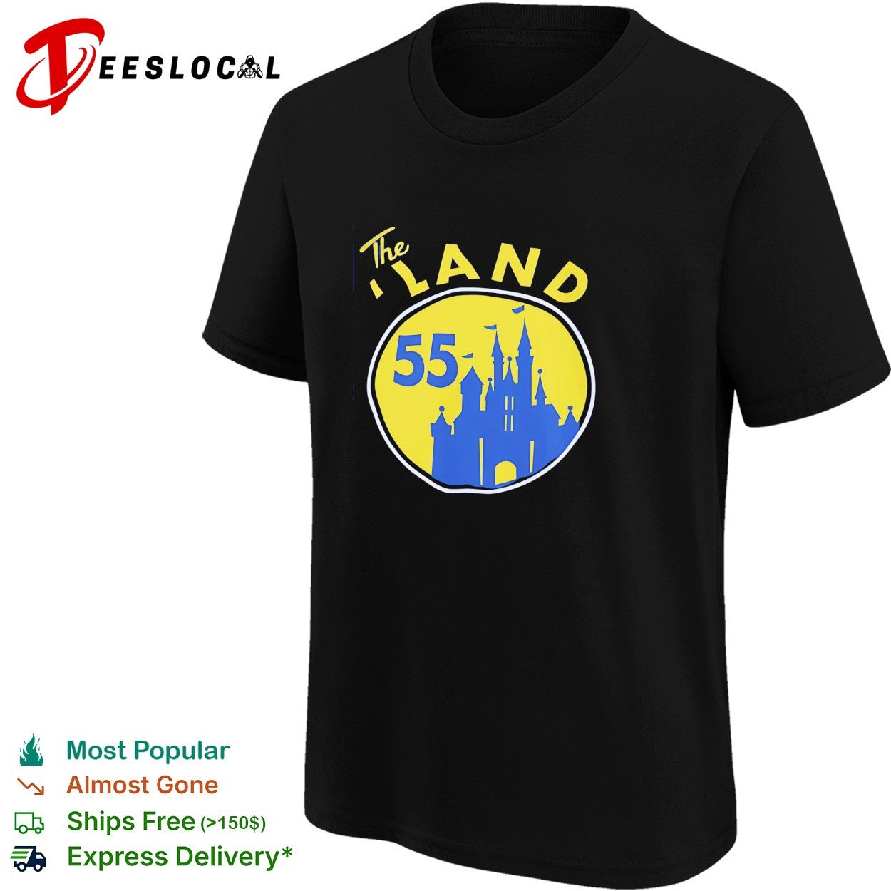 The Land 55 castle logo shirt