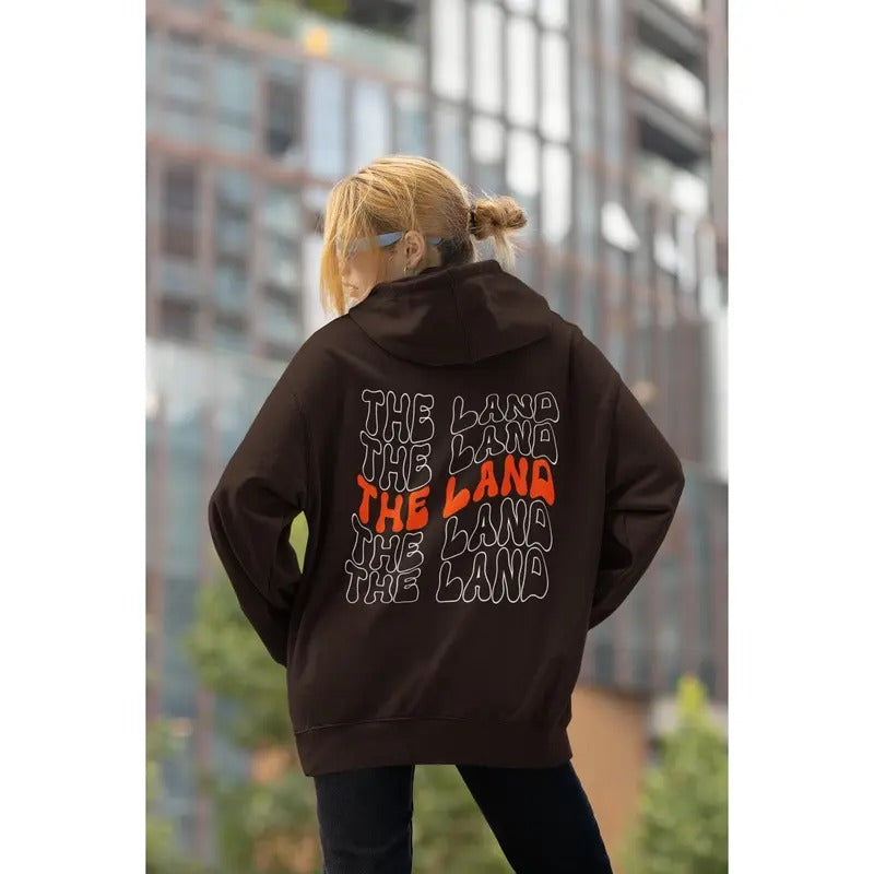 The Land Hoodie Cleveland Hoodie Cleveland Gift Cleveland Game Day Hoodie Cleveland Sports Apparel Retro Cleveland Tee...