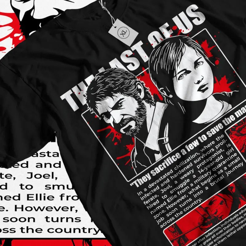 The Last of Us Part II T-Shirt Men's Women's Sizes Cotton Tee Hoodie, Sweatshirt | RetroVerseTees.com