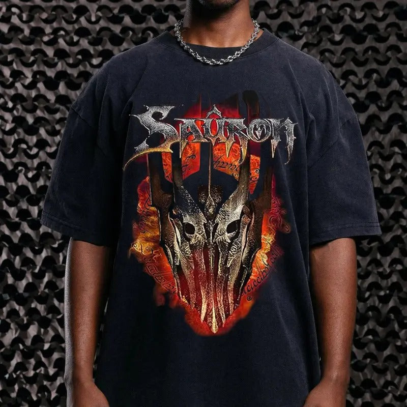 The Lord Of The Rings Lord Sauron Vintage T-Shirt Sweatshirt Trending Movie Shirt Menswear Womenswear Streetwear Movie...