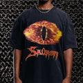 The Lord Of The Rings The Eye Of Sauron Vintage T-Shirt Trending Movie Shirt Menswear Streetwear Movie Fans Graphic...