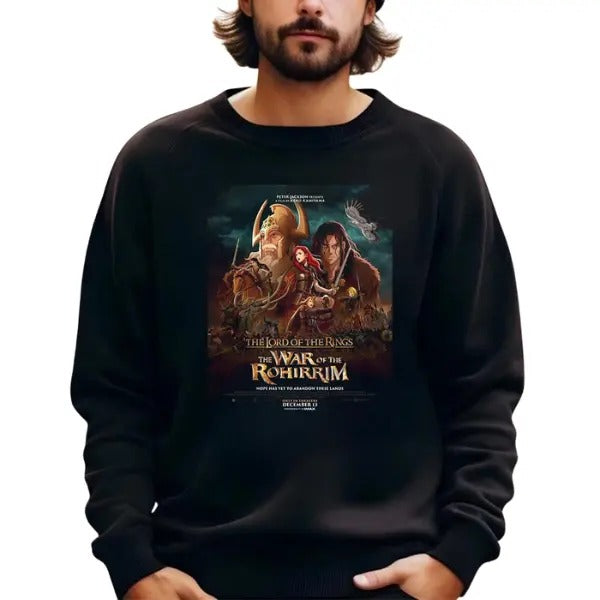 The Lord Of The Rings The War Of The Rohirrim Hope Has Yet To Abandon These Lands Sweatshirt Casual Long Sleeve Clothing...