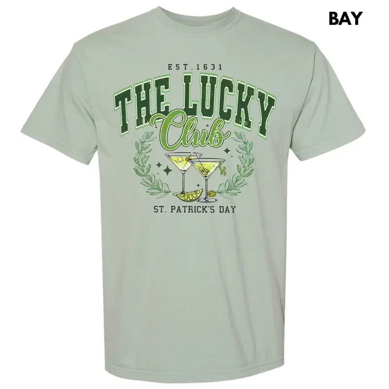 The Lucky Club Comfort Colors T-Shirt Hoodie, Sweatshirt | RetroVerseTees.com