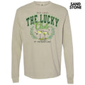 The Lucky Club Long Sleeve Comfort Colors T-Shirt Hoodie, Sweatshirt | RetroVerseTees.com
