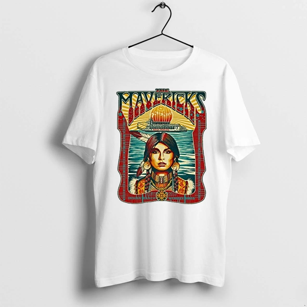 The Mavericks Friends August 22 2026 Indian Ranch Amphitheatre Webster Ma Tshirts Sweater