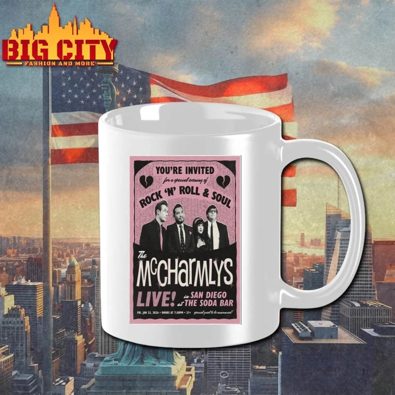 The McCharmlys The Soda Bar San Diego Poster shirt