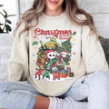 The Nightmare Before Christmas Sweatshirt, Jack Skellington Christmas Shirt, Oogie Boogie Christmas on Main Street Tee Hoodie