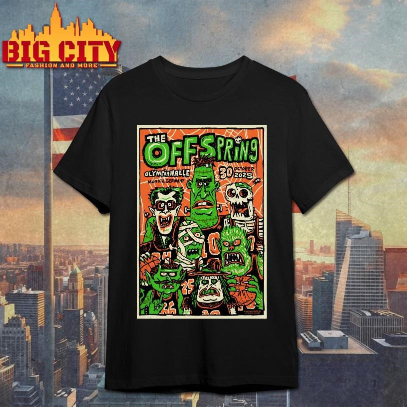 The OffSpring Munich Oct 30 2025 Show Poster Shirt