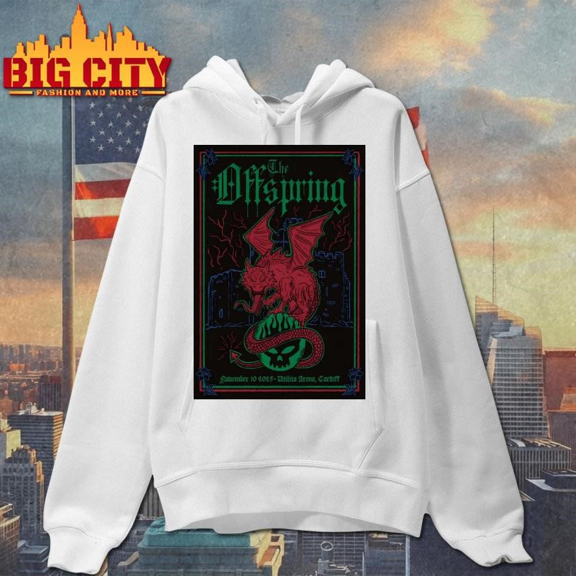The OffSpring Utilita Arena Cardiff November 10 2025 Poster shirt