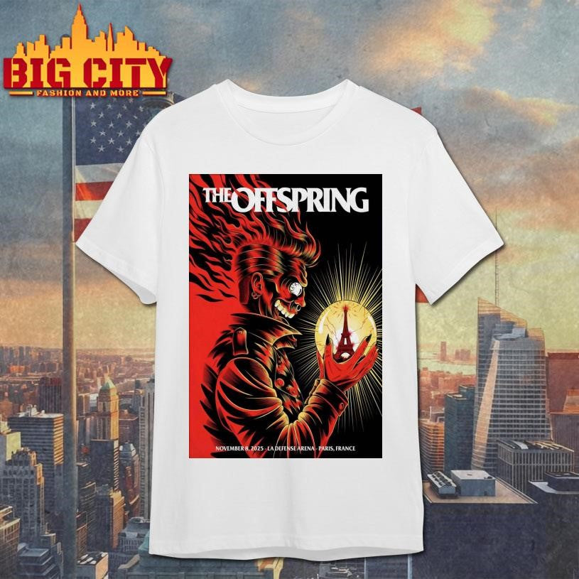 The Offspring Nanterre, France November 8 2025 Poster shirt