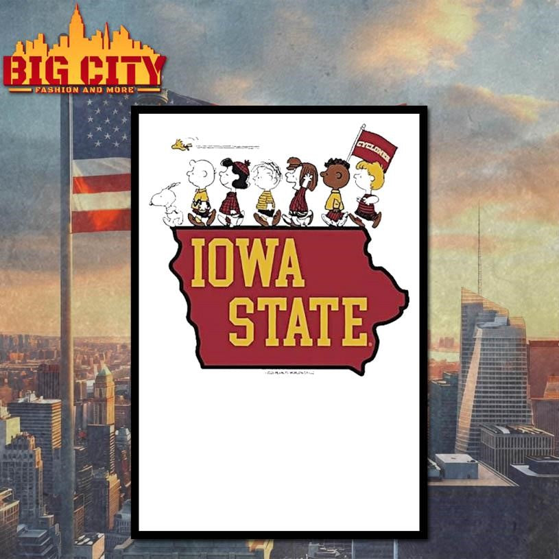The Peanuts X Iowa State The Gang Shirt