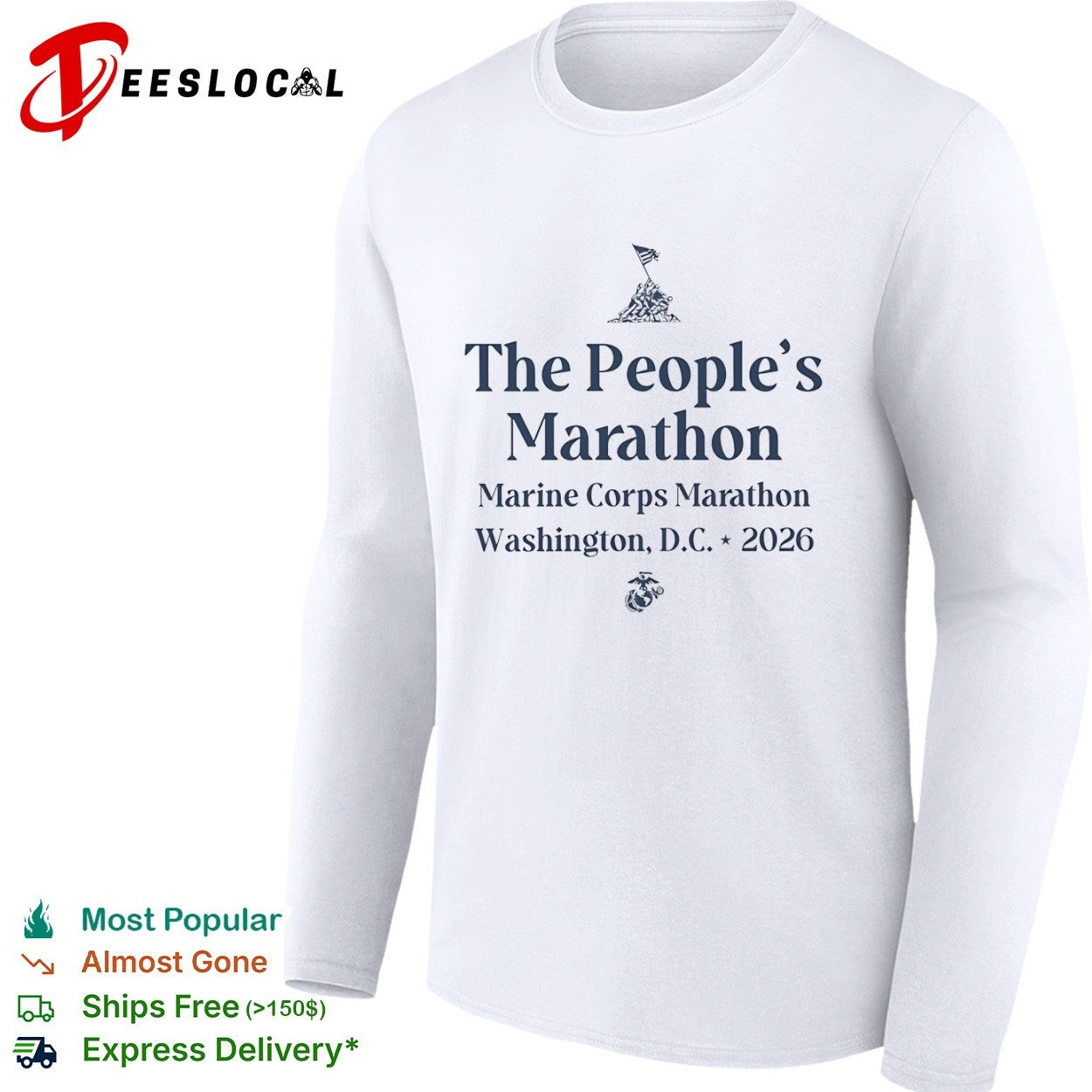 The People’s Marathon Marine Corps Marathon Washington DC 2026 shirt