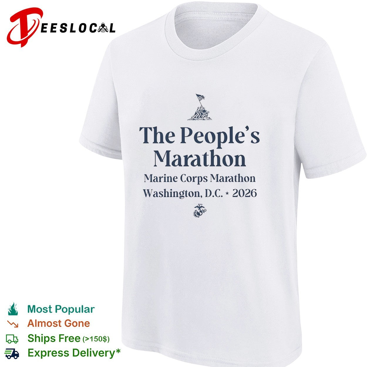 The People’s Marathon Marine Corps Marathon Washington DC 2026 shirt