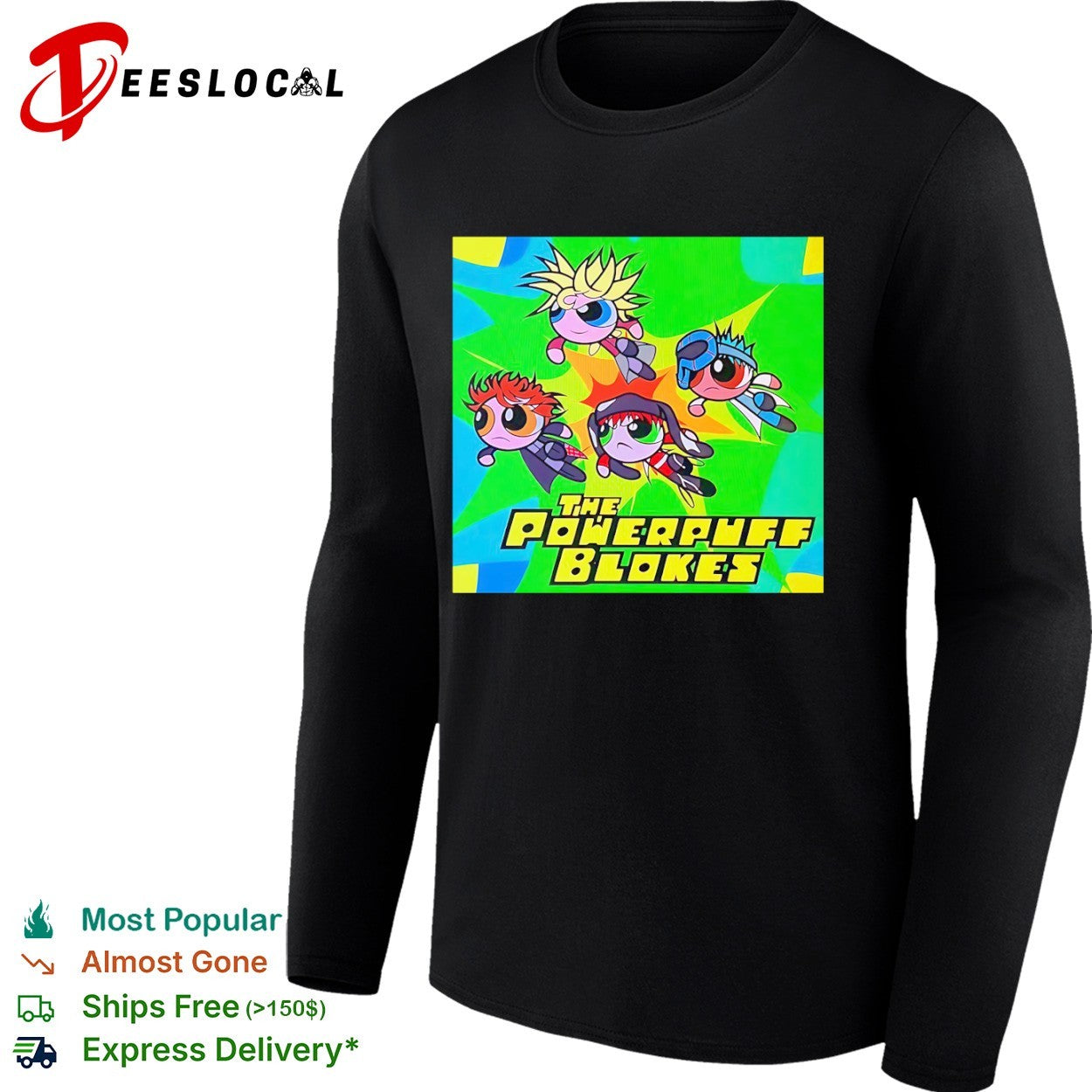 The Powerpuff Blokes parody shirt