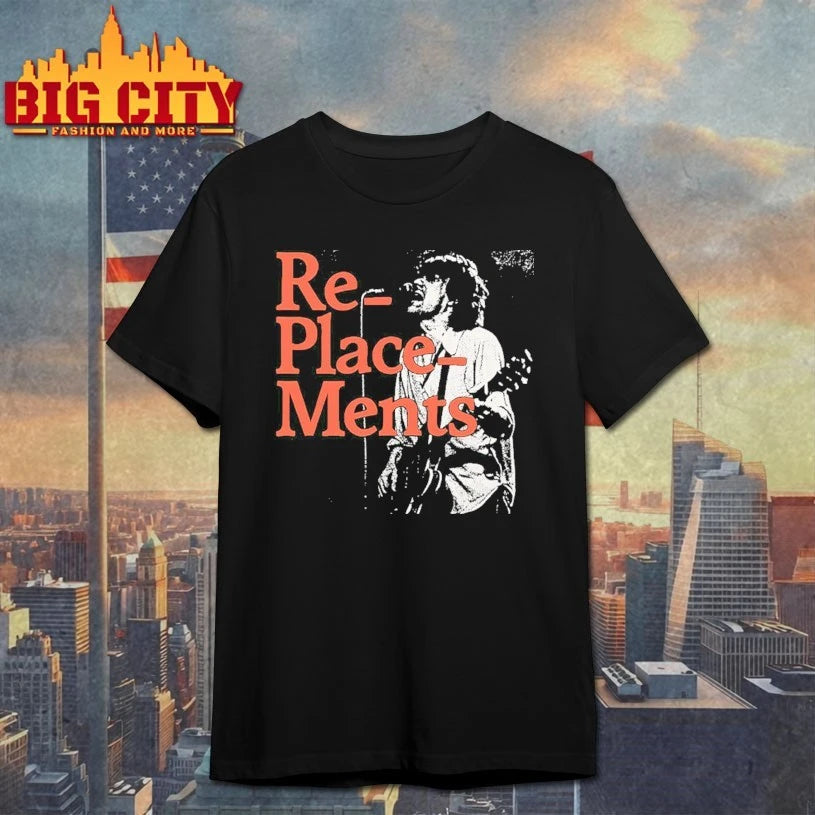 The Replacements Band Retro 80S Rock Music Graphic Tee Vintage Punk Style shirt