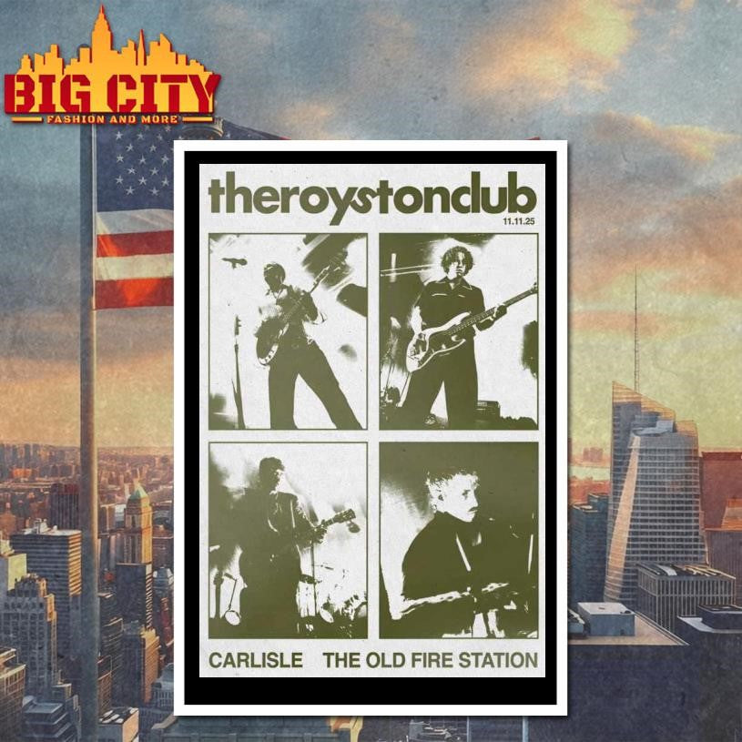 The Royston Club Nov 11 2025 Old Fire Station Carlisle UK Poster Shirt