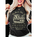 The Sec.ret Ali.ce Is Shirt, The Sec.ret Quote, Ali.ce in W0nder.land Quotes, throne of glass book merch Hoodie, Sweatshirt