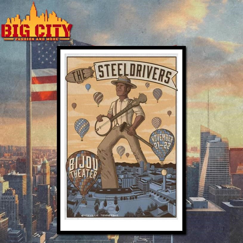 The Steeldrivers Knoxville TN, November 21-22 2025 Poster Shirt