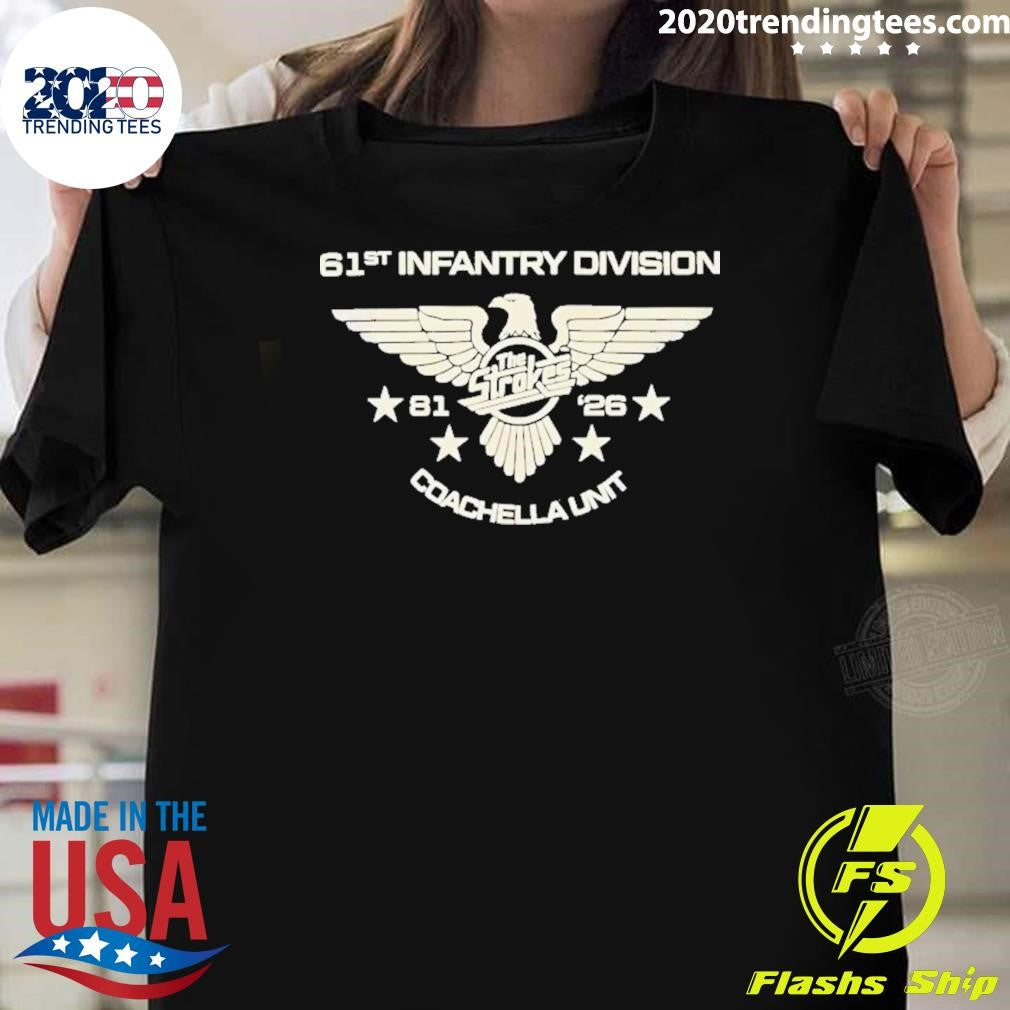 Strokes 61st Infantry Division Coachella Unite 2026 Tee (1)