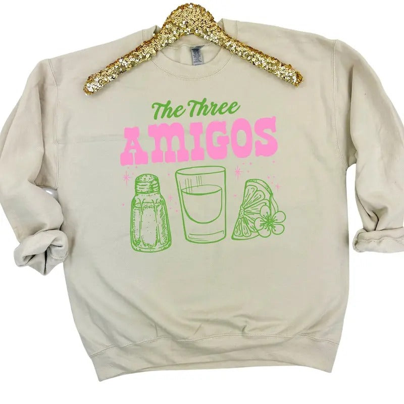 The Three Amigos Sweatshirt 'NLB' T-Shirts, Hoodie | RetroVerseTees.com