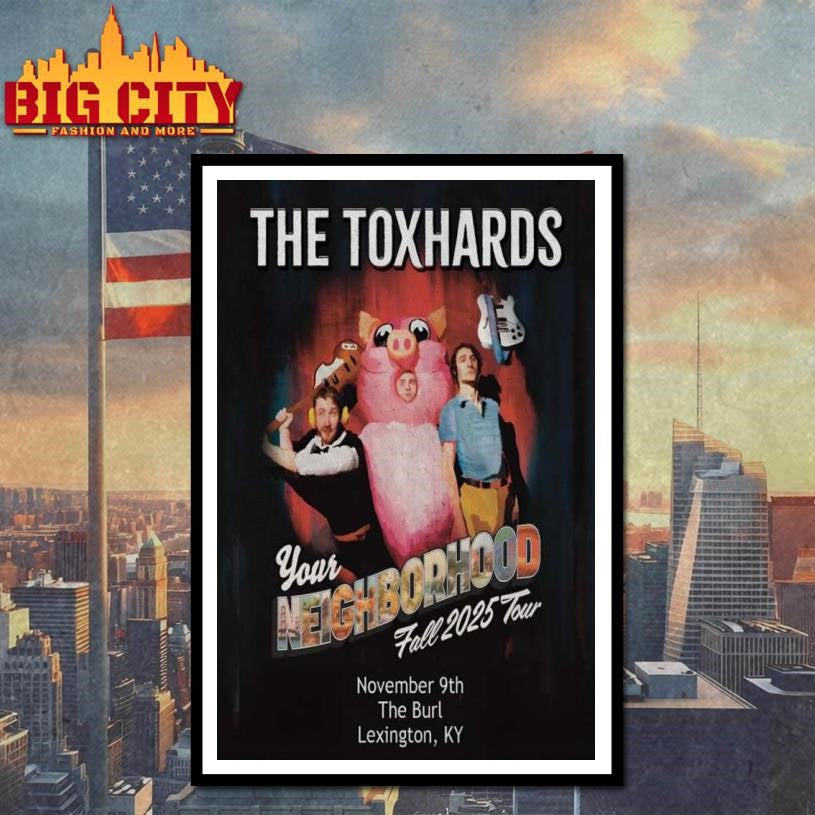 The Toxhards Nov 9 2025 Lexington, KY Poster shirt