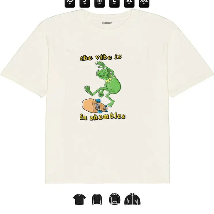 The Vibe Is In Shambles - Unisex Tee, Gifts Hoodie, Sweatshirt | RetroVerseTees.com