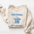 The Vibes Are In Shambles Sweatshirt, Racoon Meme shirt, Racoon Moon howling Shirt Hoodie | RetroVerseTees.com