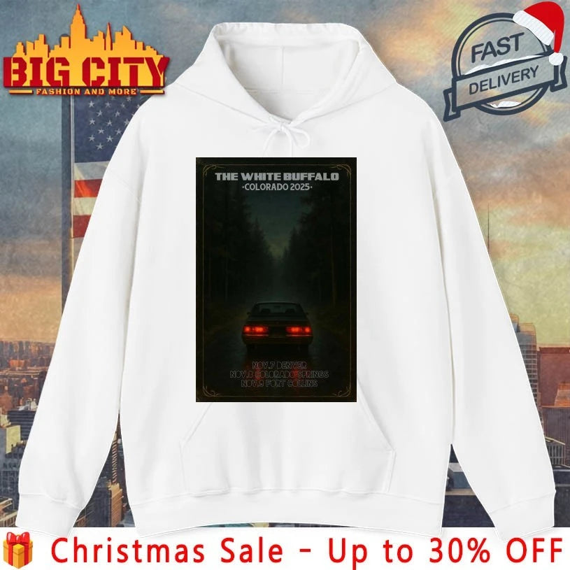 The White Buffalo Colorado 2025 Poster shirt
