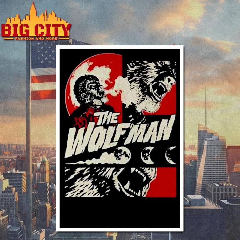 The Wolf Man Universal Monsters Shirt