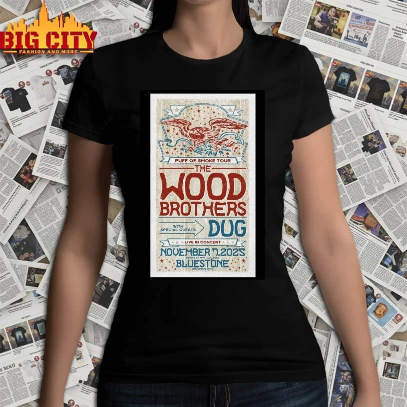 The Wood Brothers Nov 7 2025 Columbus OH Poster shirt