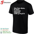 The lion does in fact concern himself with goth girls shirt