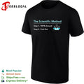 The scientific method fuck around and find out science flasks shirt