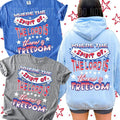 There is Freedom DTF Transfers - THIS IS NOT A SHIRT Hoodie, Sweatshirt | RetroVerseTees.com