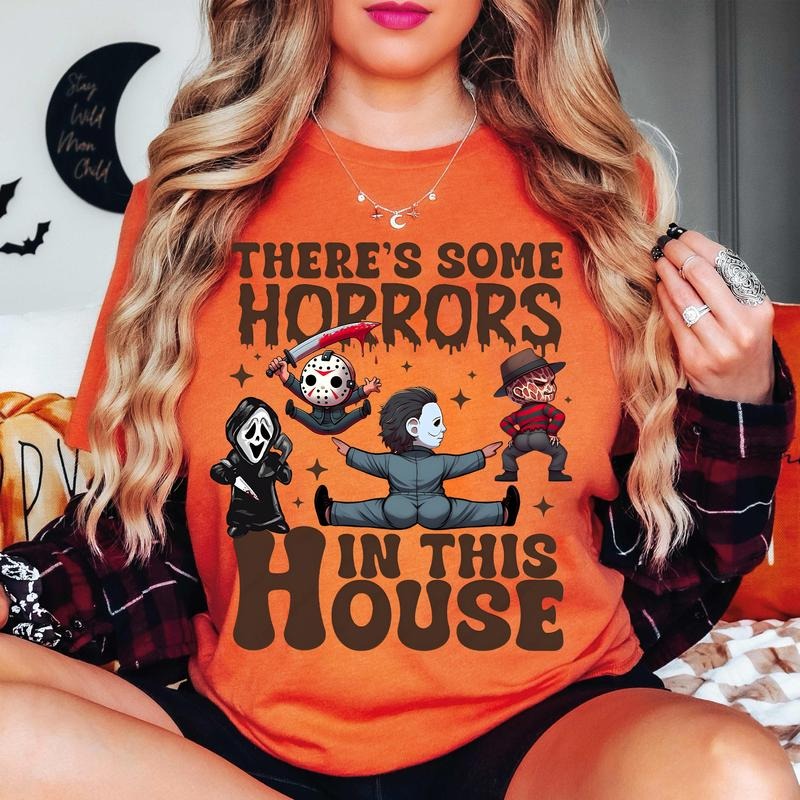 There's S0me Horrors In This House Shirt Dance, Funny Horror Shirt, Halloween 2024 Shirt Hoodie, Sweatshirt