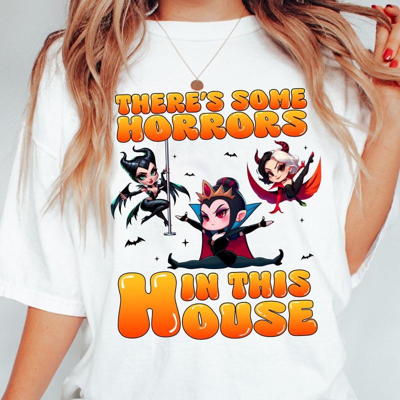 There's S0me Horrors In This House Shirt Funny Halloween, Funny Horror Shirt, Happy Halloween Hoodie, Sweatshirt