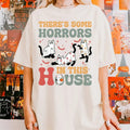 There's Some Horrors In This House Shirt Ghost Cats, Ghost Cats Shirt, Funny Halloween Tee Hoodie, Sweatshirt