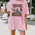 There's Some Horrors In This House Shirt, Funny Halloween Tshirt, Spooky Season Halloween Gift, Trendy Funny Halloween...