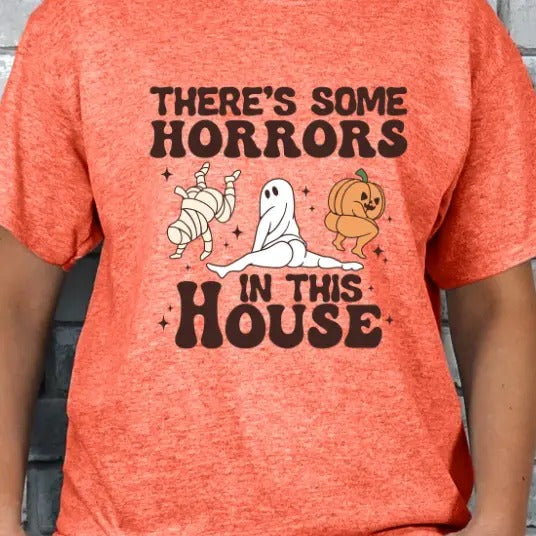 There's some Horrors in this House Tee Hoodie, Sweatshirt | RetroVerseTees.com