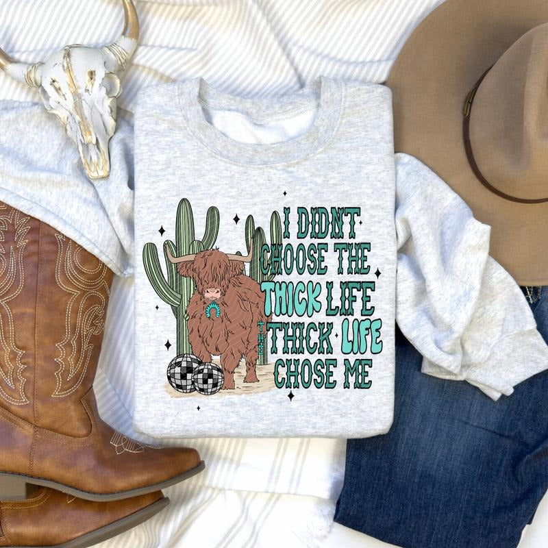 Thick Life DTF Transfers - THIS IS NOT A SHIRT Hoodie, Sweatshirt | RetroVerseTees.com