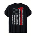 Thin Red Line Axe American Flag Patriot Firefighter Gift T-Shirt Made in USA Hoodie, Sweatshirt | RetroVerseTees.com