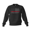 Thin Red Line Flag 2.0 Fireman Firefighter Support Sweatshirt Classic Cotton T-Shirts, Hoodie | RetroVerseTees.com
