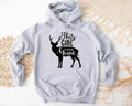 This Girl Can Hunt Sweatshirt, Hunting Season Sweater, Cute Deer Hoodie, Hunting Lover Gift For Woman, Hunters Sweatshirt...