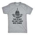 This Is Why We Can't Have Nice Things T Shirt Funny Anti Capitol Political Tee Mens Funny T Shirts Cool Vintage Fashion...