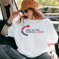 This is the Turning Point Shirt, Charli Kirk Forever Hoodie, A True American Patriot Tee Sweatshirt | RetroVerseTees.com