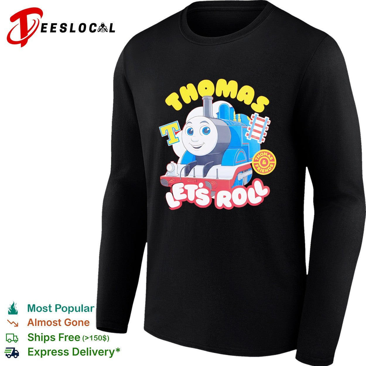 Thomas the Tank Engine Let’s Roll Thomas and Friends shirt