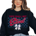 Thou Shall Not Steal Baseball Vintage Graphic Shirt,  Funny Baseball T-Shirt, Baseball Lover Gift, Game Day Sweatshirt,...